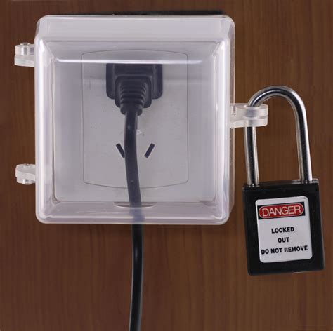 electrical lock box lock out|lockable electrical boxes.